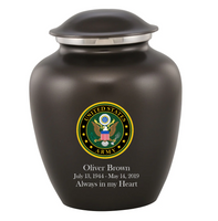 Military Series - United States Army Elite Grace Cremation Urn, Slate - IUMI139
