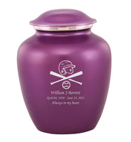 Custom Engraved Amethyst Elite Grace Cremation Urn - IUGR500