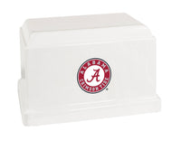 University of Alabama Crimson Tide White Cultured Marble Urn - CMALB100