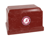 University of Alabama Crimson Tide Red Cultured Marble Urn - CMALB101