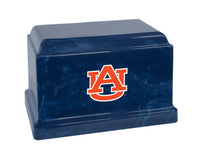 Auburn University Tigers Blue Cultured Marble Urn - CMAUB100