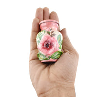 3D-Effect Pink Rose Cremation Urn - IUTD100