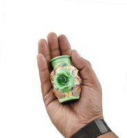 3D-Effect Green Rose Cremation Urn - IUTD103