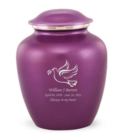 Custom Engraved Amethyst Elite Grace Cremation Urn - IUGR500