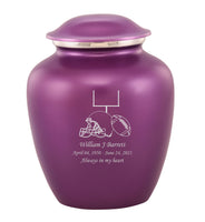 Custom Engraved Amethyst Elite Grace Cremation Urn - IUGR500