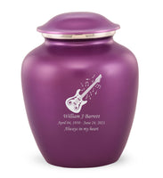 Custom Engraved Amethyst Elite Grace Cremation Urn - IUGR500