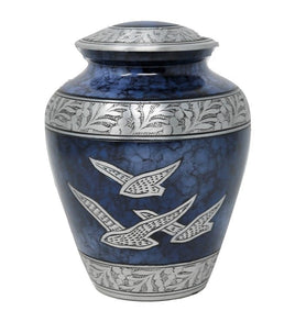 Elite Going Home Cremation Urn - Blue - Overstock Deal