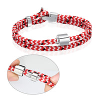 Roscada Speckled Red Braided Bracelet - IUBR306
