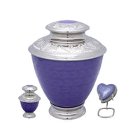 Elegance Series - Pearl Purple Cremation Urn - IUFH122