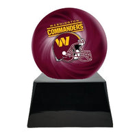 Football Trophy Urn Base with Optional Washington Commanders Team Sphere NFL