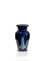 Exquisite Series - Mother of Pearl Lighthouse on Blue - IUME105