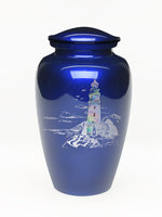 Exquisite Series - Mother of Pearl Lighthouse on Blue - IUME105