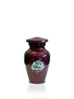 Exquisite Series - Mother of Pearl Rose on Burgundy - IUME106-Burgundy