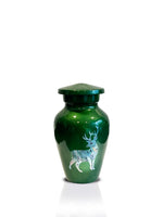 Exquisite Series - Mother of Pearl Deer on Green - IUME109