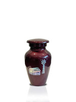 Exquisite Series - Mother of Pearl Farm on Burgundy - IUME113