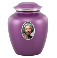 Elite Custom Photo Urn - IUPIC100-Purple
