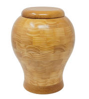 Artistic Infinity Tiled Wooden Urn - IUWDART100