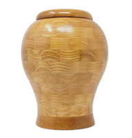 Artistic Infinity Tiled Wooden Urn - IUWDART100