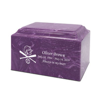 Lavender Grace Cultured Marble Urn - IUCM820