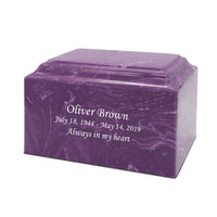 Lavender Grace Cultured Marble Urn - IUCM820