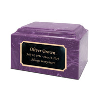 Lavender Grace Cultured Marble Urn - IUCM820