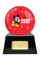 Memorial Fan Urn Base with add on Mickey Sphere