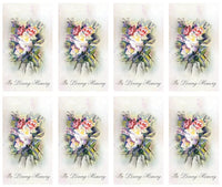 Master's Bouquet Prayer Cards - ST8531-MIC-PC