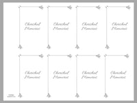 Art Deco Prayer Cards - ST8556-MIC-PC