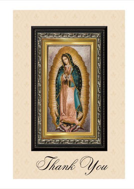 Premium Series Lady of Guadalupe Acknowledgement Card- STPR116-AK