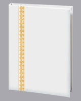 Value Series Filigree Memorial Guest Book-6 Ring-STVL104-White