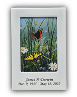 Photo Frame MDF Urn - Black