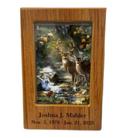 Photo Frame MDF Urn - Cherry