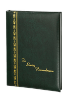 Royal Series Memorial Guest Book - 6 Ring - ST759-Green