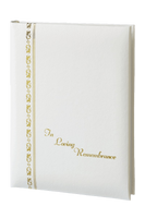 Royal Series Memorial Guest Book - 6 Ring - ST749-White
