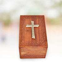 Rosewood Brass Cross - IUWD100-BC