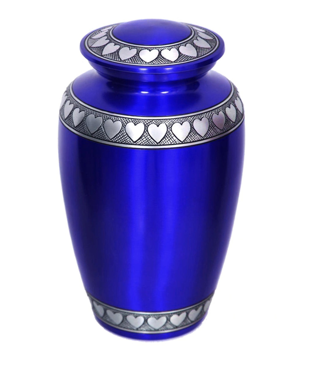 Scratch & Dent Blue Alloy Cremation Urn IUAL140 Infinityurns