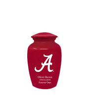 Fan Series - University of Alabama Crimson Tide Red Memorial Cremation Urn - IUALB103