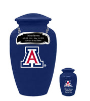 Fan Series - University of Arizona Wildcats Blue Memorial Cremation Urn - IUARZ100