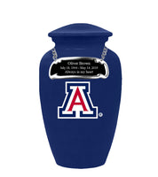Fan Series - University of Arizona Wildcats Blue Memorial Cremation Urn - IUARZ100