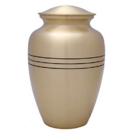 IMPERFECT - Classic Gold Cremation Urn - IUCL100 - NON-RETURNABLE