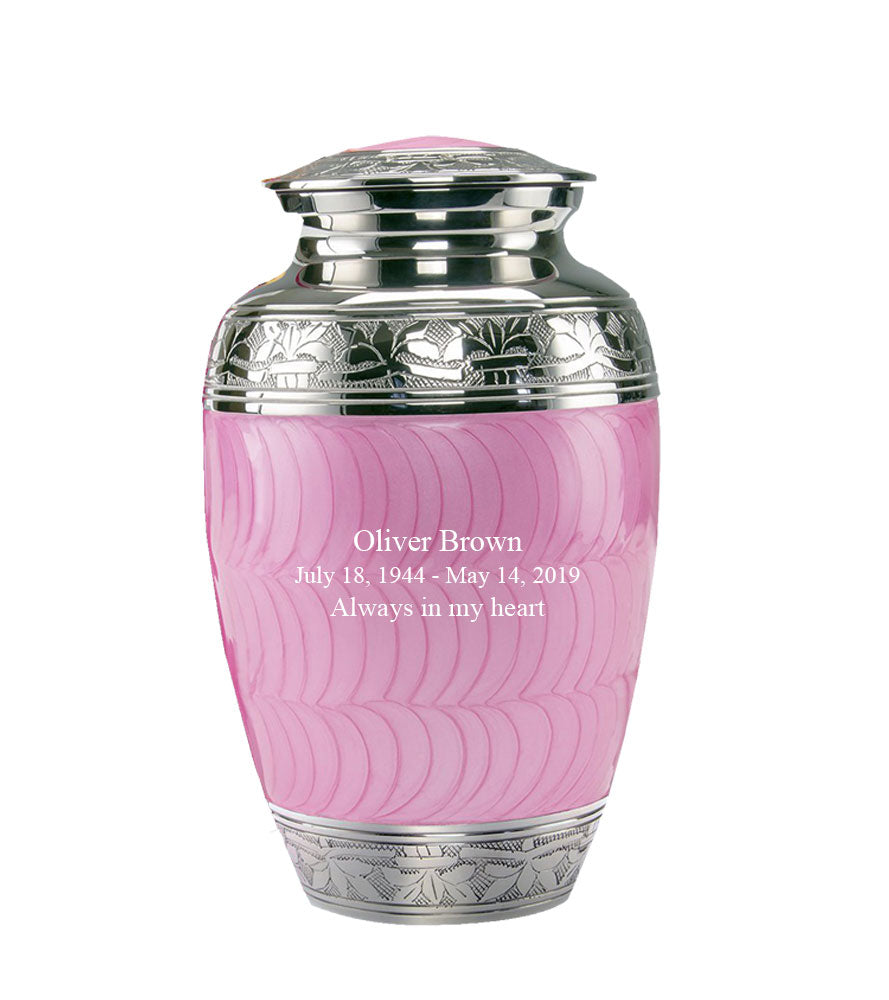 Classic Series Baby Pink Cremation Urn IUCL109 Infinityurns