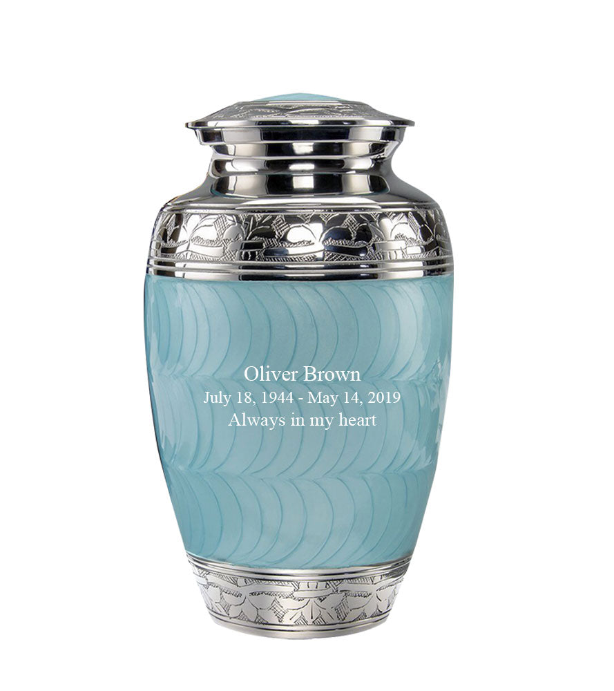 Classic Series Baby Blue Cremation Urn IUCL110 Infinityurns