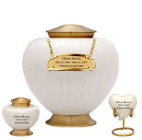 Baroque Pearl Cremation Urn - IUFH107