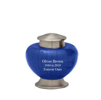 Baroque Blue Cremation Urn - IUFH112