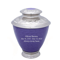 Elegance Series - Pearl Purple Cremation Urn - IUFH122