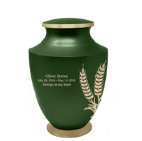 Solace Series - Wheat Fond Cremation Urn - IUFH139