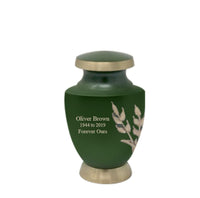 Solace Series - Wheat Fond Cremation Urn - IUFH139