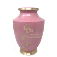 Solace Series - Golden Butterfly Family Cremation Urn - IUFH141