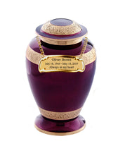 Sheen Series - Tyrian Purple Cremation Urn - IURG113