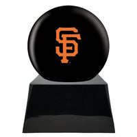 Baseball Trophy Urn Base with Optional San Francisco Giants Team Sphere